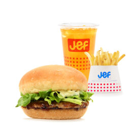 テリヤキバーガーセット - ジェフ沖縄株式会社